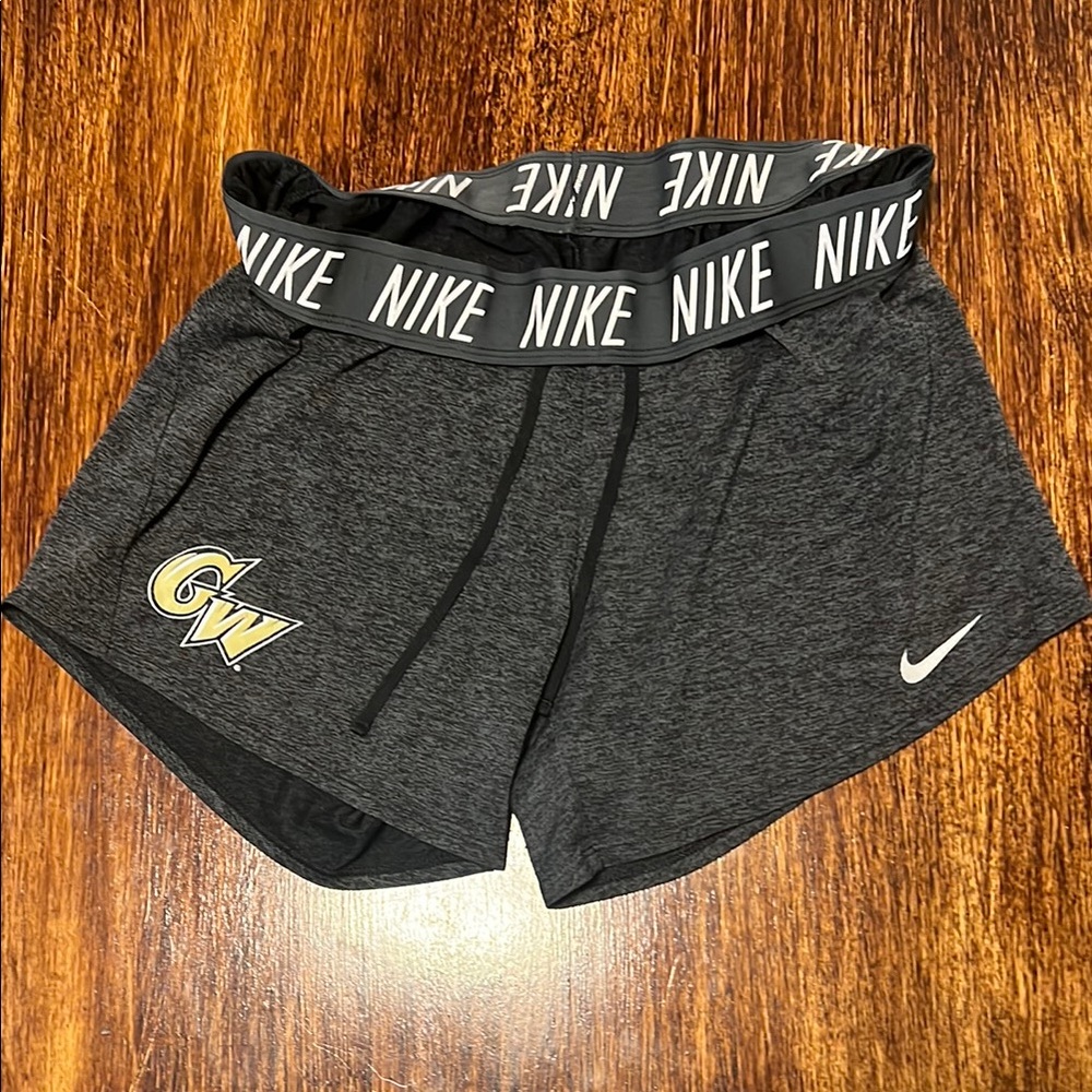 Nike Black Athletic Shorts with Elastic Waistband